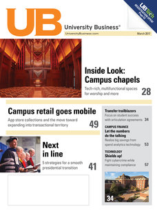 University Business magazine cover