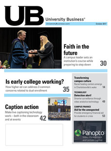 University Business magazine cover