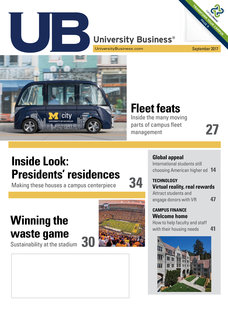University Business magazine cover