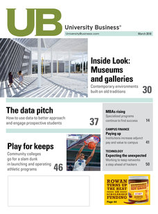 University Business magazine cover