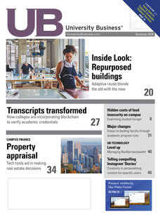 University Business magazine cover