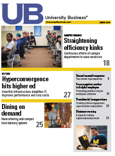 University Business magazine cover
