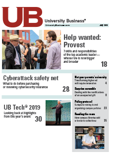 University Business magazine cover