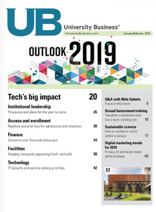 University Business magazine cover