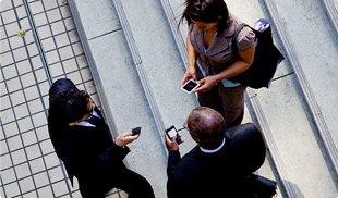 Group with mobile devices