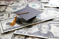 [image] money and graduation
