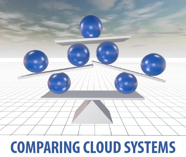Comparing cloud systems