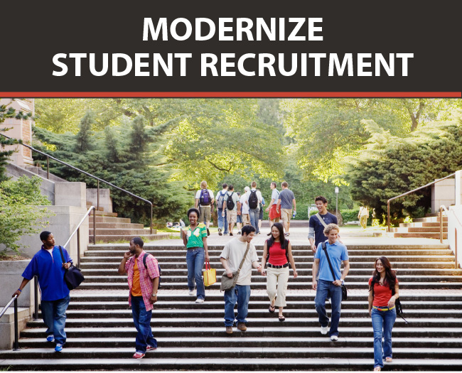 Modernize student recruitment
