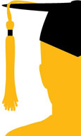 [image] SAP grad silhouette