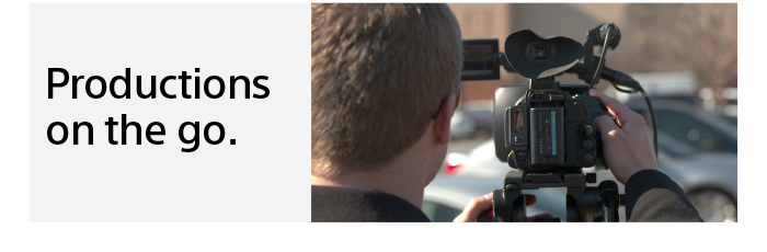 Productions on the go.