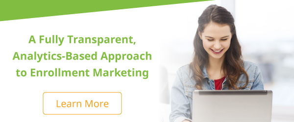 A Fully Transparent, Analytic-Based Approach to Enrollment Marketing